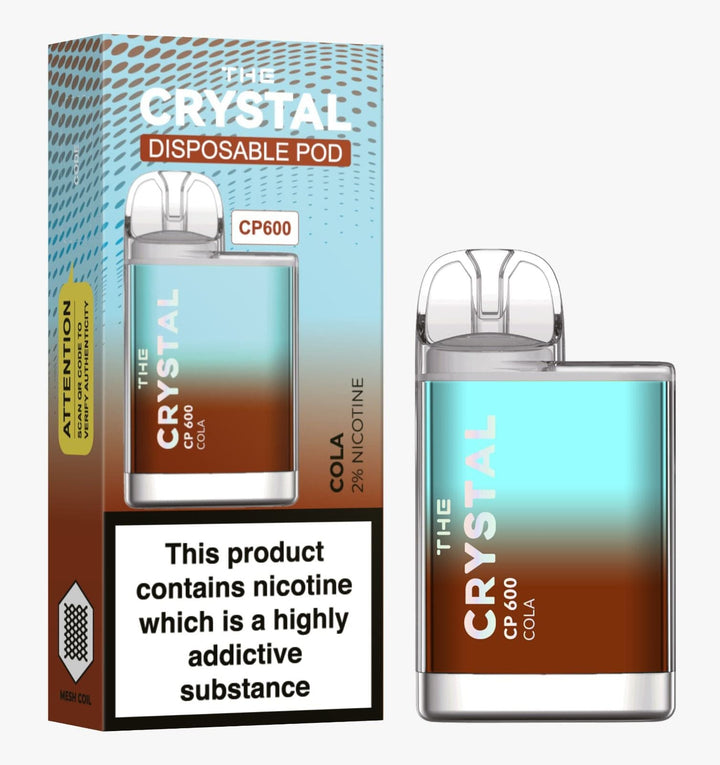 The Crystal CP600 Disposable Vape Puff Bar Box of 10 - koolvapes - 600 Puffs