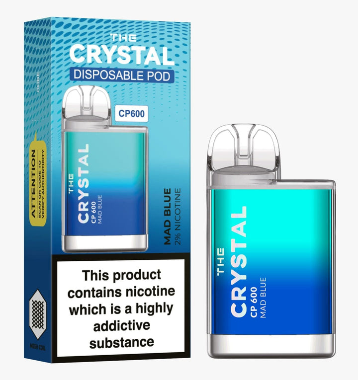 The Crystal CP600 Disposable Vape Puff Bar Box of 10 - koolvapes - 600 Puffs