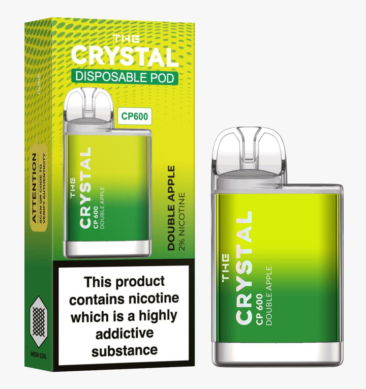 The Crystal CP600 Disposable Vape Puff Bar Box of 10 - koolvapes - 600 Puffs