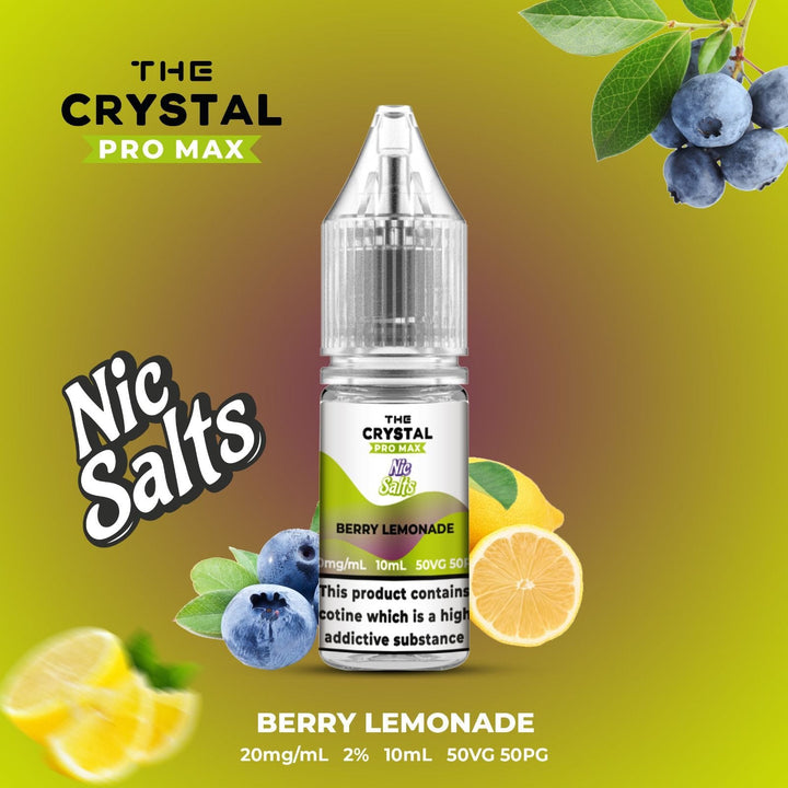 The Crystal Pro Max Vape Nic Salts 10ml - Box of 10 - koolvapes - Nic Salt 10ml