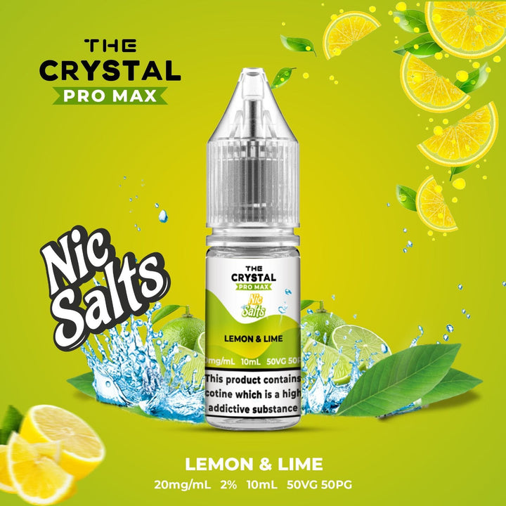 The Crystal Pro Max Vape Nic Salts 10ml - Box of 10 - koolvapes - Nic Salt 10ml