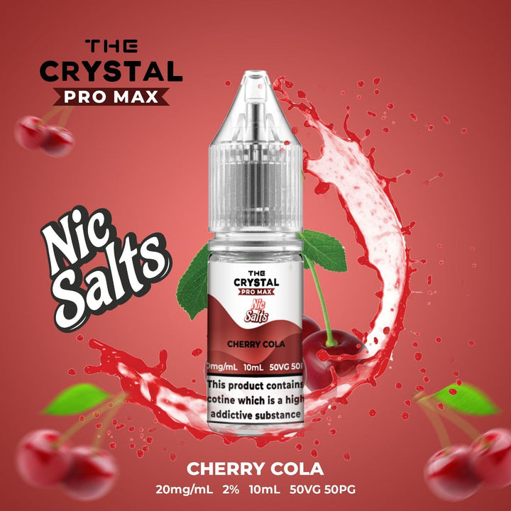 The Crystal Pro Max Vape Nic Salts 10ml - Box of 10 - koolvapes - Nic Salt 10ml