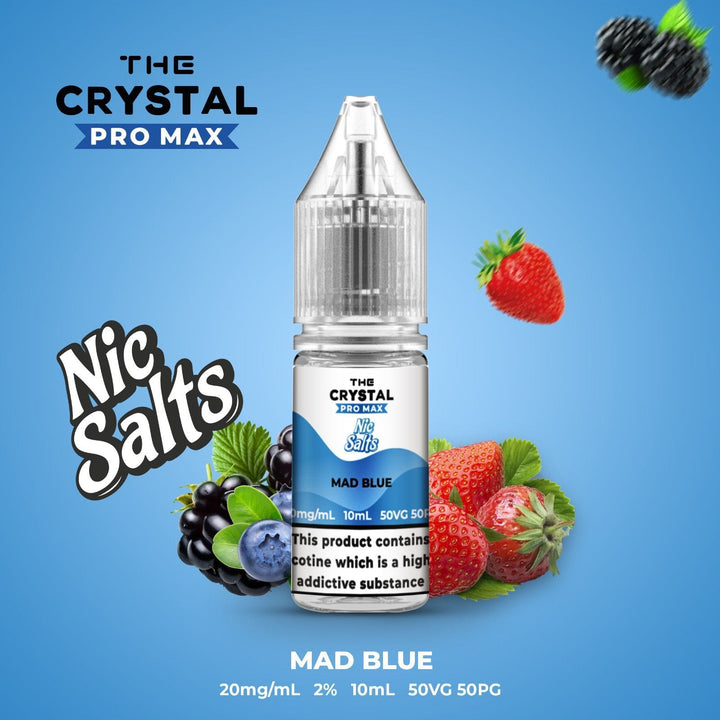 The Crystal Pro Max Vape Nic Salts 10ml - Box of 10 - koolvapes - Nic Salt 10ml