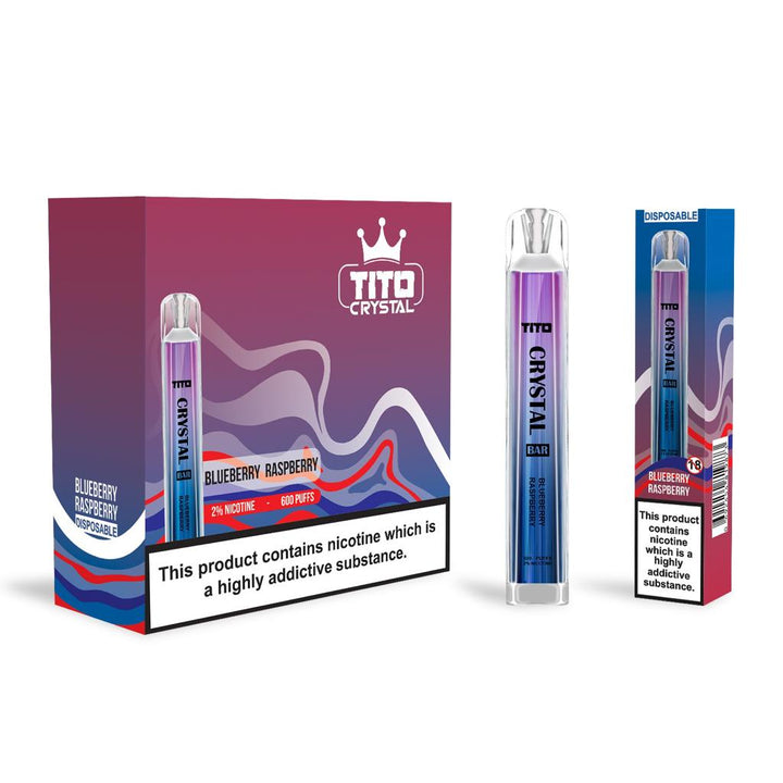 Tito Crystal Bar 600 Puffs Disposable Vape - koolvapes -