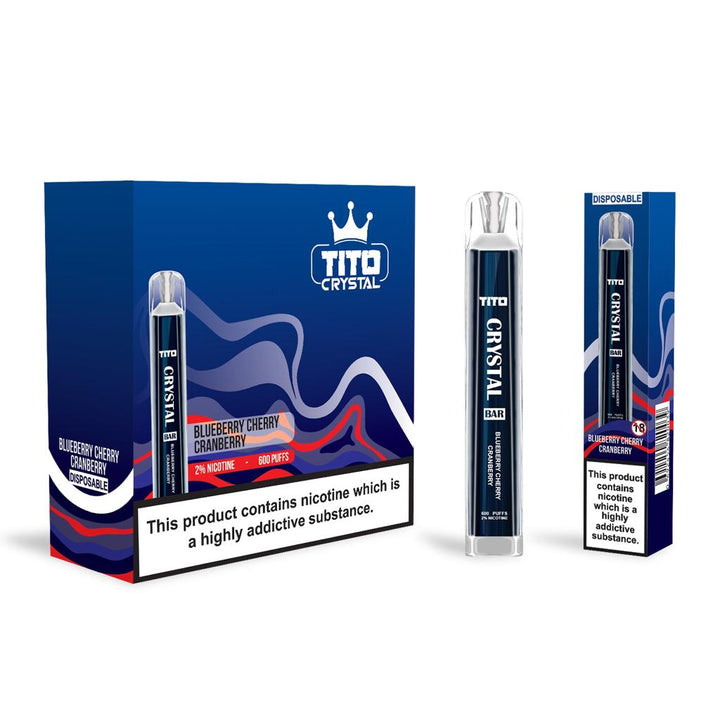 Tito Crystal Bar 600 Puffs Disposable Vape - koolvapes -