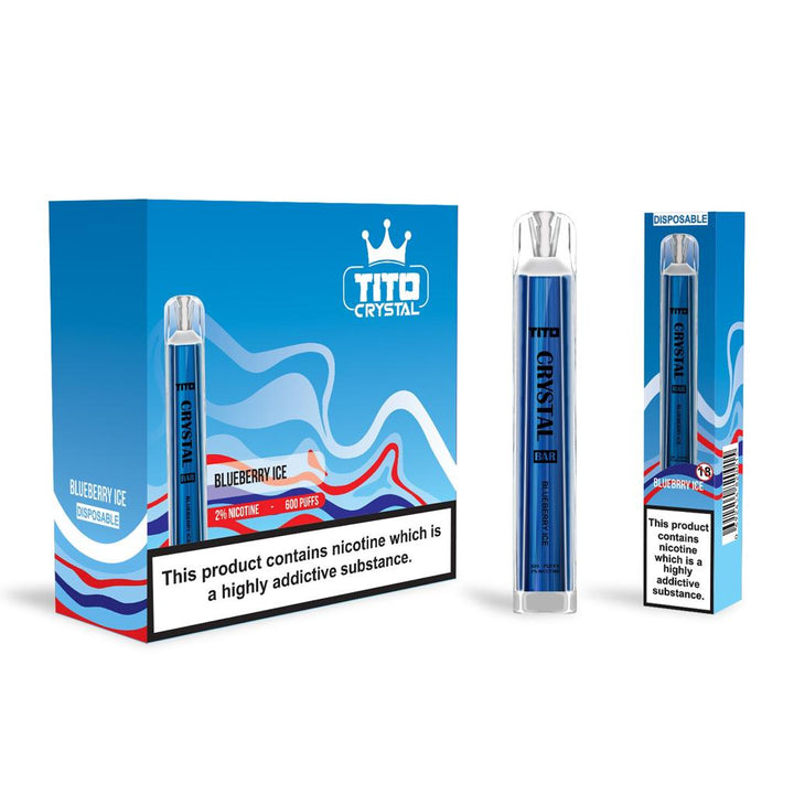 Tito Crystal Bar 600 Puffs Disposable Vape - koolvapes -