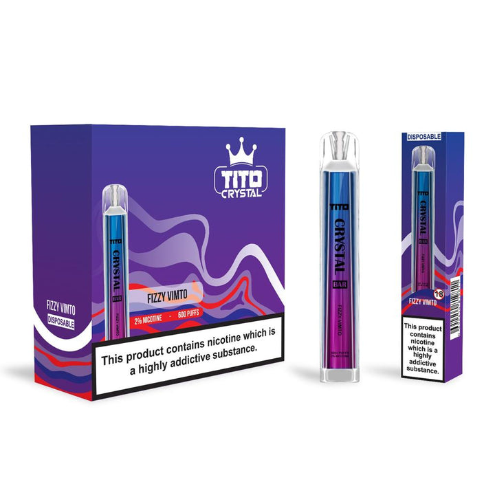 Tito Crystal Bar 600 Puffs Disposable Vape - koolvapes -