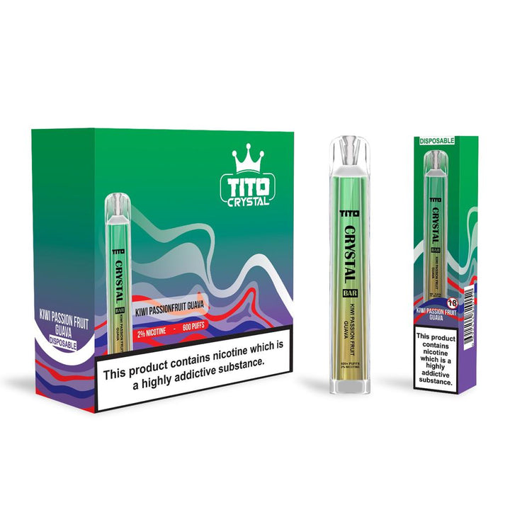 Tito Crystal Bar 600 Puffs Disposable Vape - koolvapes -