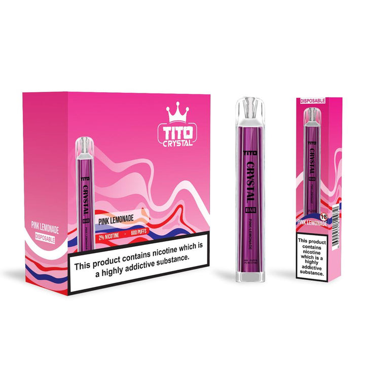 Tito Crystal Bar 600 Puffs Disposable Vape - koolvapes -