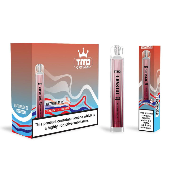 Tito Crystal Bar 600 Puffs Disposable Vape - koolvapes -