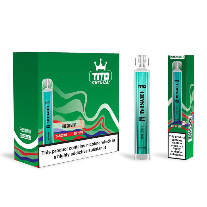 Tito Crystal Bar 600 Puffs Disposable Vape - koolvapes -