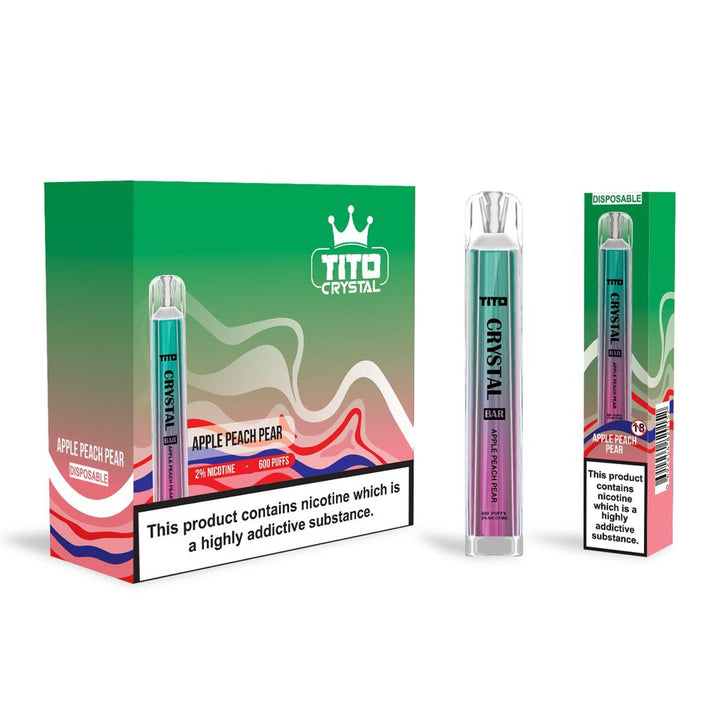 Tito Crystal Bar 600 Puffs Disposable Vape - koolvapes -