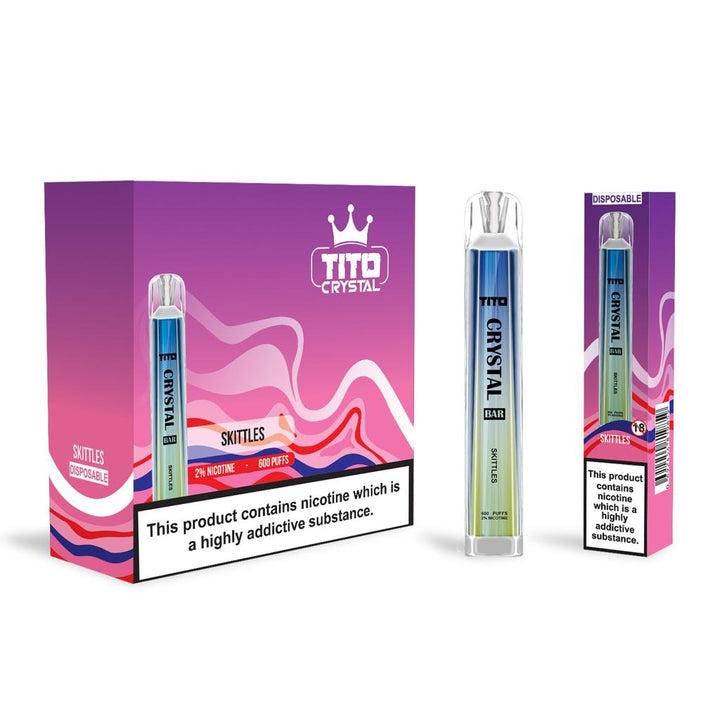 Tito Crystal Bar 600 Puffs Disposable Vape - koolvapes -