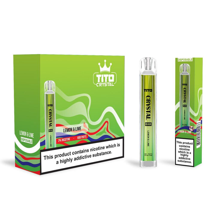 Tito Crystal Bar 600 Puffs Disposable Vape - koolvapes -