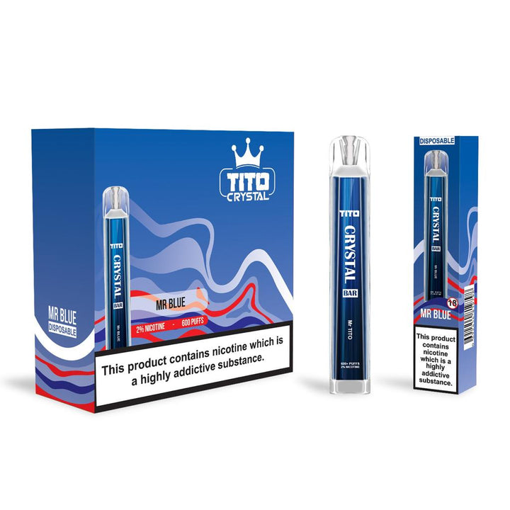 Tito Crystal Bar 600 Puffs Disposable Vape - koolvapes -