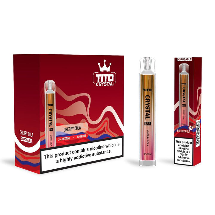 Tito Crystal Bar 600 Puffs Disposable Vape - koolvapes -