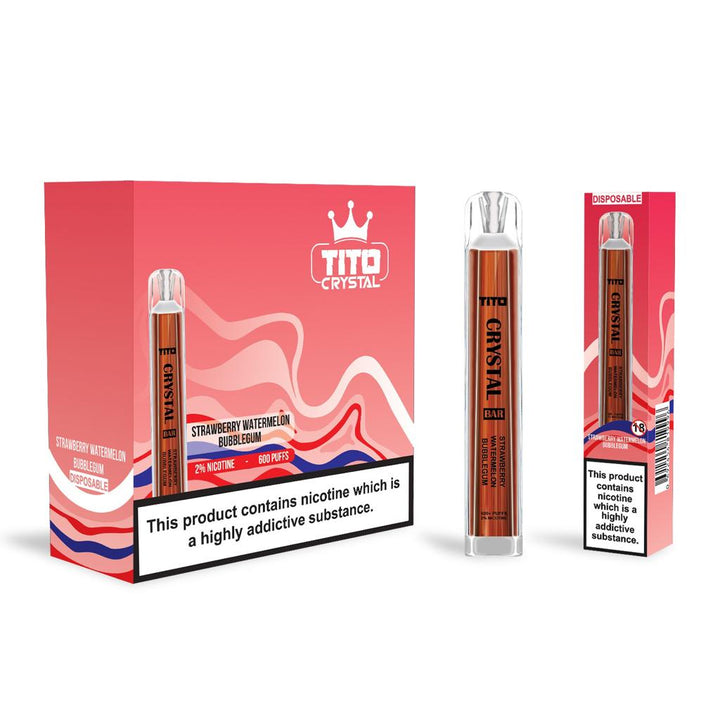 Tito Crystal Bar 600 Puffs Disposable Vape - koolvapes -