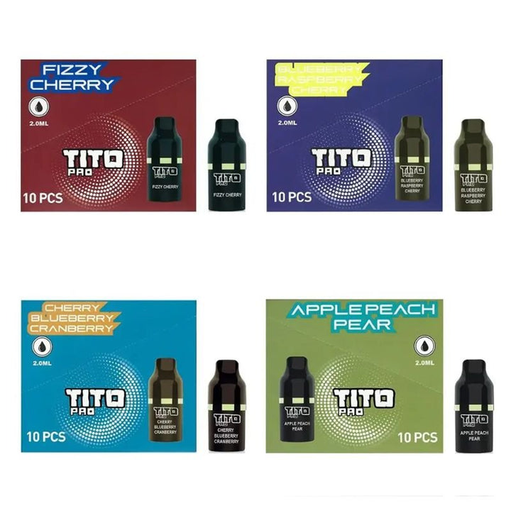 Tito Pro Pre-filled Replacement Vape Pods - koolvapes -