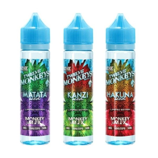 Twelve Monkeys Iced 50ml Shortfill - koolvapes - 50ml E-liquids