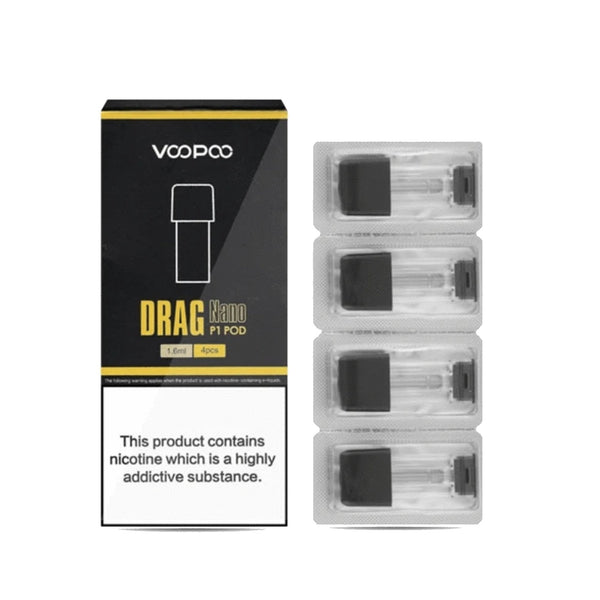 Voopoo Drag Nano Replacement Pod | 4 Pack - koolvapes -