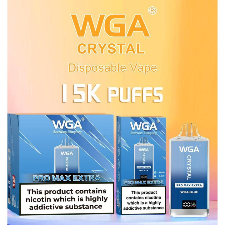 WGA Crystal Pro Max 15000 Puffs Disposable Vape Box of 10 - koolvapes - 15000 Puffs