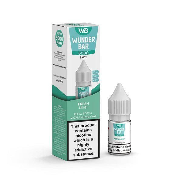 Wundar Bar 6000 Nic Salt 10ml - Box Of 10 - koolvapes - Nic Salt 10ml